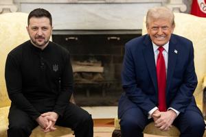 Trump, Zelenskyy to meet Monday in steps toward peace with Russia