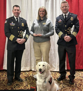 Local Public Information Officer Marisa Tomich Honored with Statewide Fire Education Award