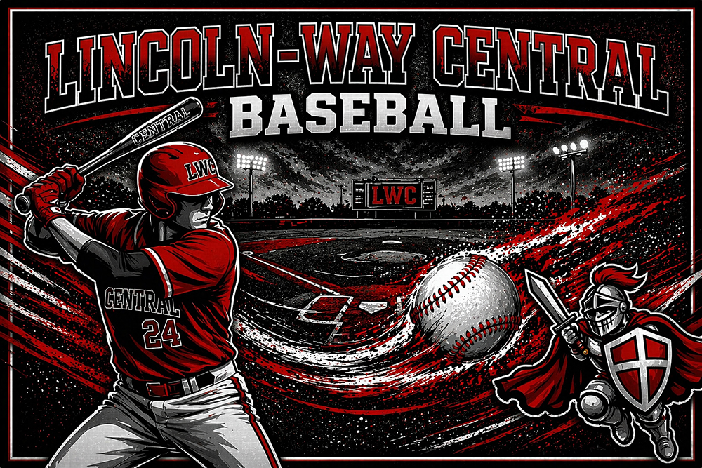 Lincoln Way Central Baseball Graphic