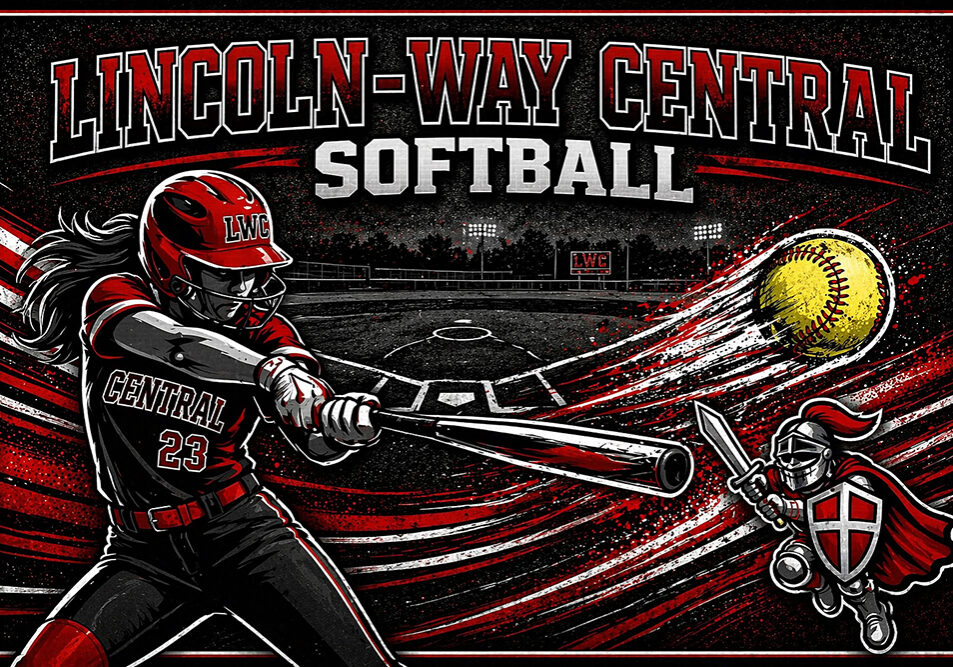 Lincoln Way Central Softball Graphic
